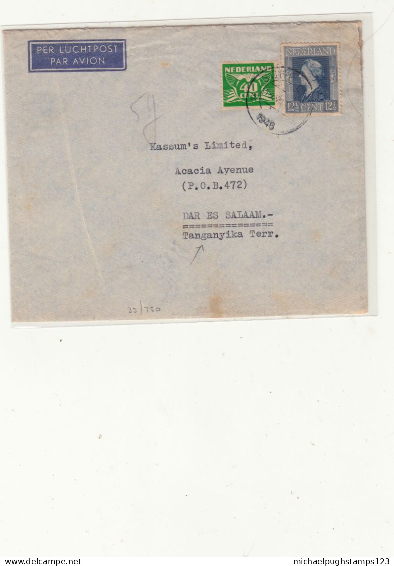 Netherlands / Airmail / Tanganyika - Other & Unclassified