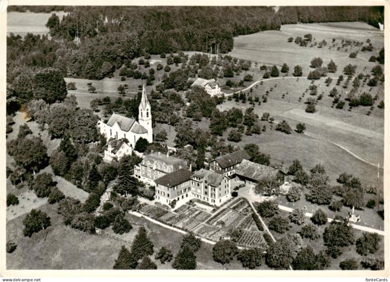 13874812 St Pelagiberg TG Fliegeraufnahme Kurhaus Marienburg Mit Kirche  - Autres & Non Classés