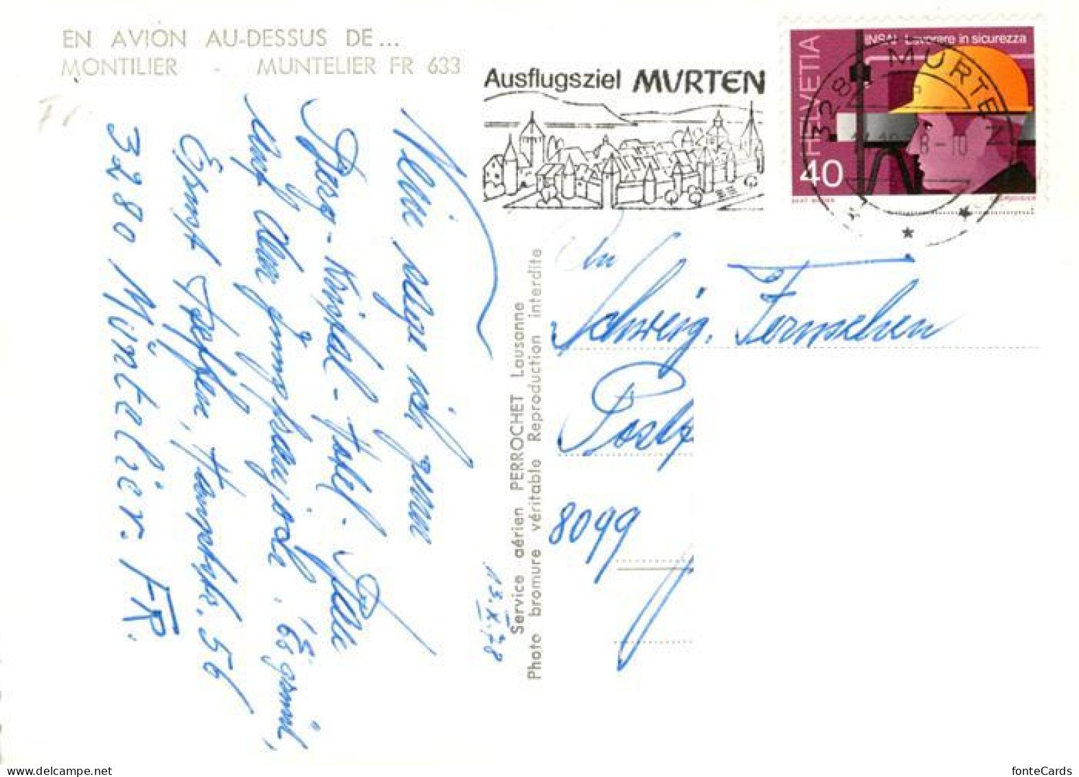 13874651 Muntelier Fliegeraufnahme Muntelier - Other & Unclassified