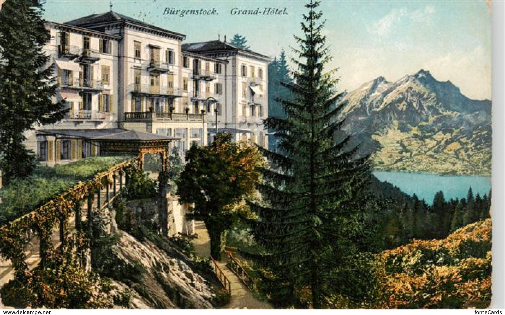 13874348 Buergenstock Vierwaldstaettersee Grand Hotel Buergenstock - Andere & Zonder Classificatie