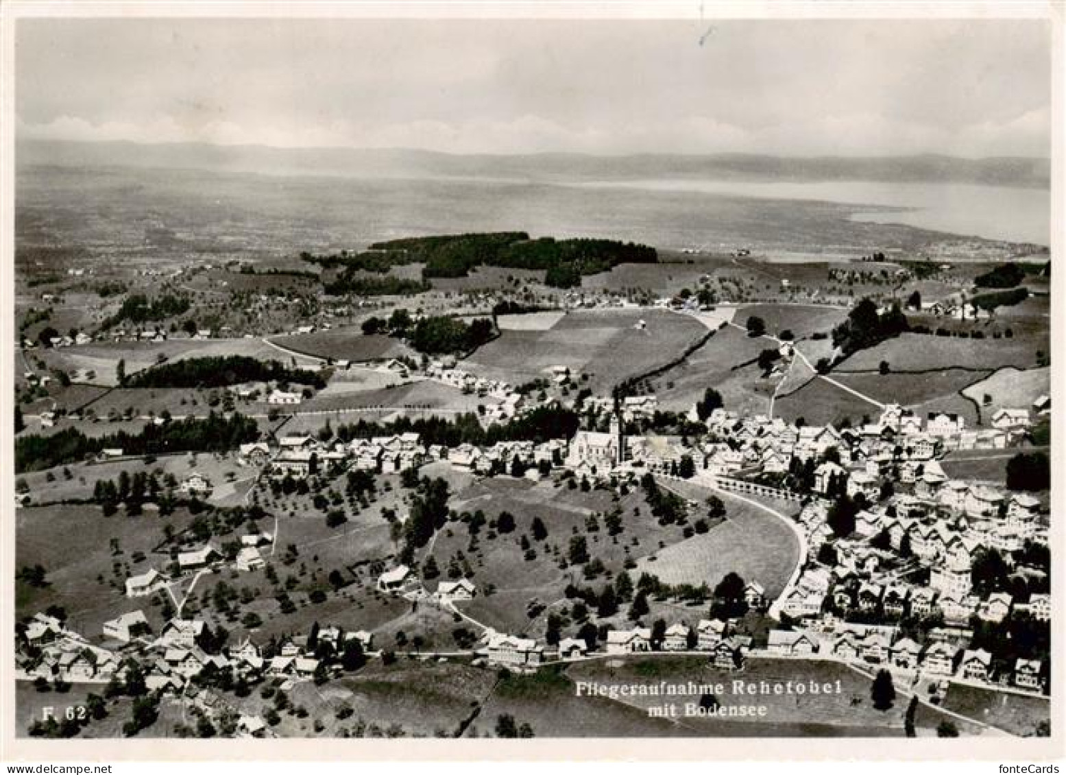 13872373 Rehetobel Fliegeraufnahme Mit Bodensee Rehetobel - Autres & Non Classés