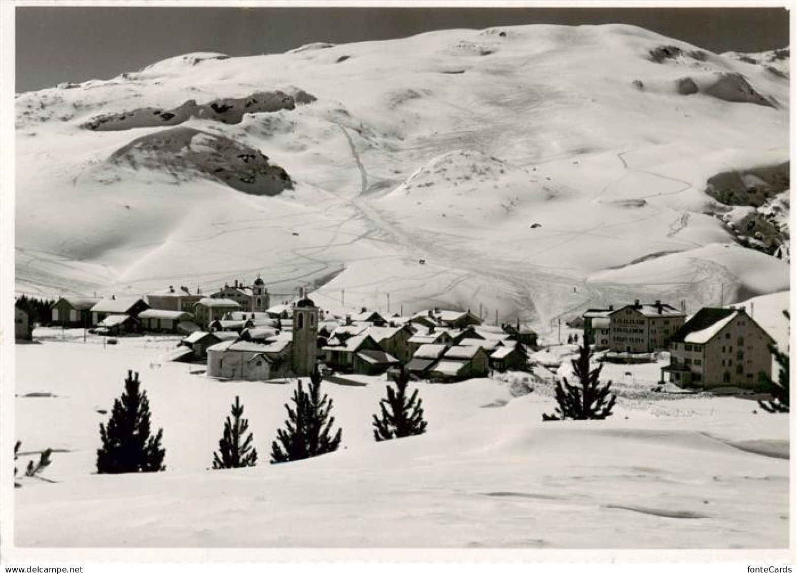 13870608 Bivio Panorama Wintersportplatz Am Julierpass Bivio - Otros & Sin Clasificación