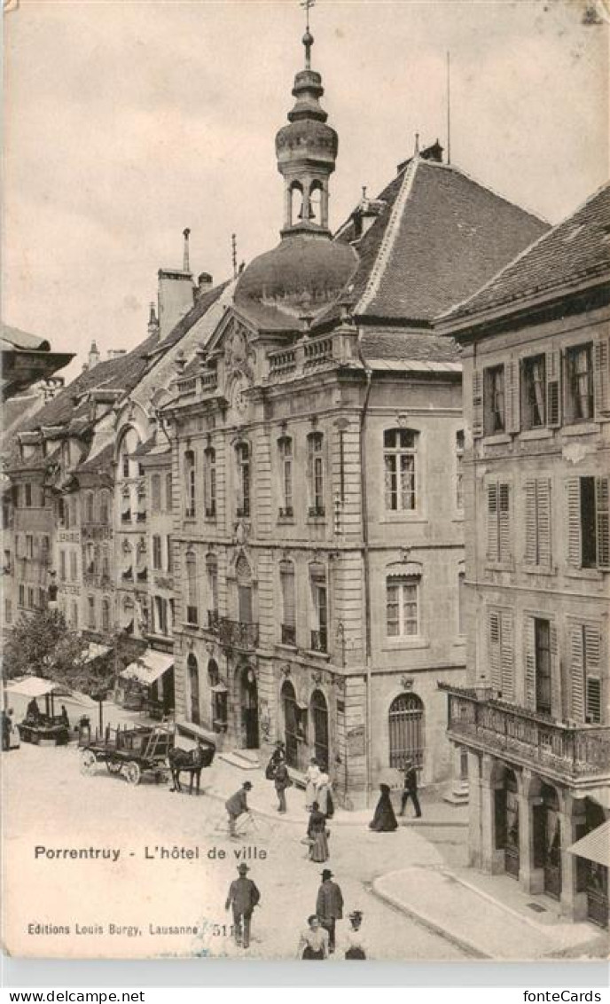 13868414 Porrentruy JU Hôtel De Ville Rathaus  - Autres & Non Classés