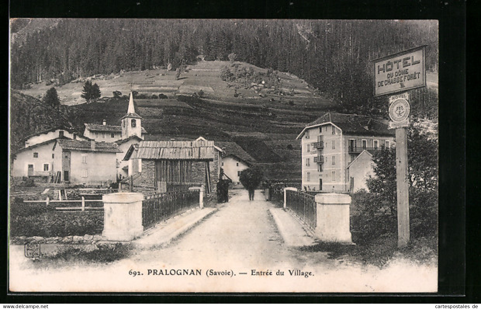 CPA Pralognan, Entrée Du Village  - Autres & Non Classés