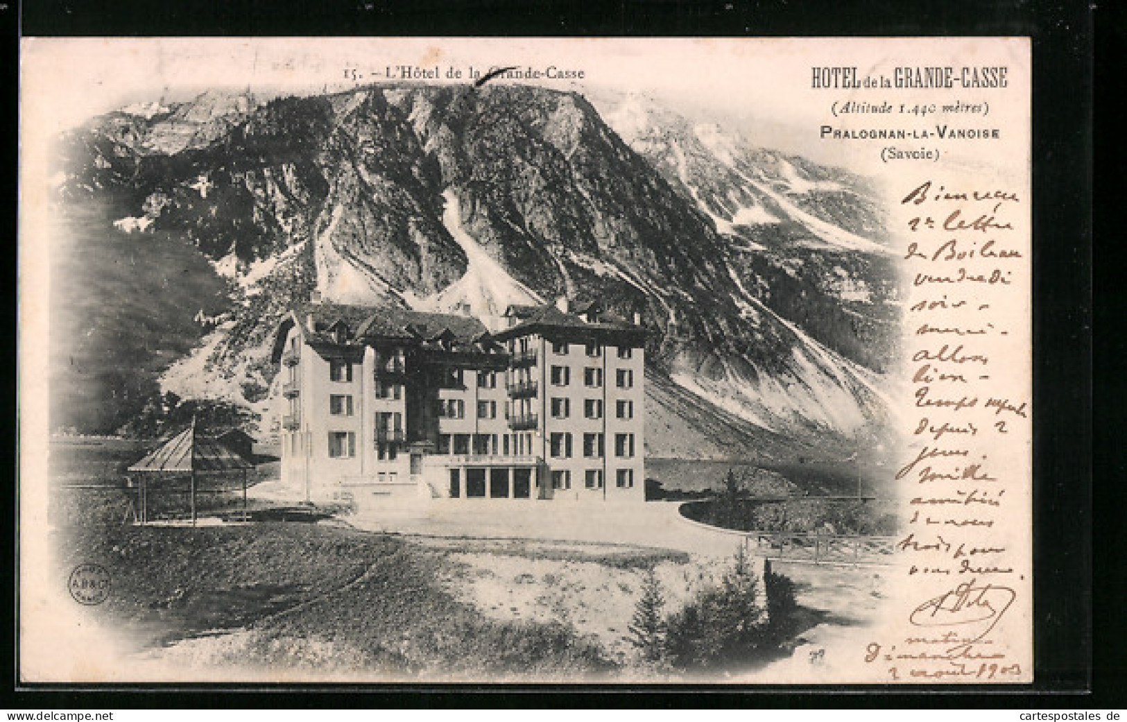 CPA Pralognan-la-Vanoise, Hotel De La Grande-Casse  - Pralognan-la-Vanoise