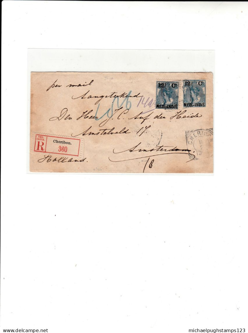 Netherlands East Indies / Stationery / Holland / Postmarks - Autres & Non Classés