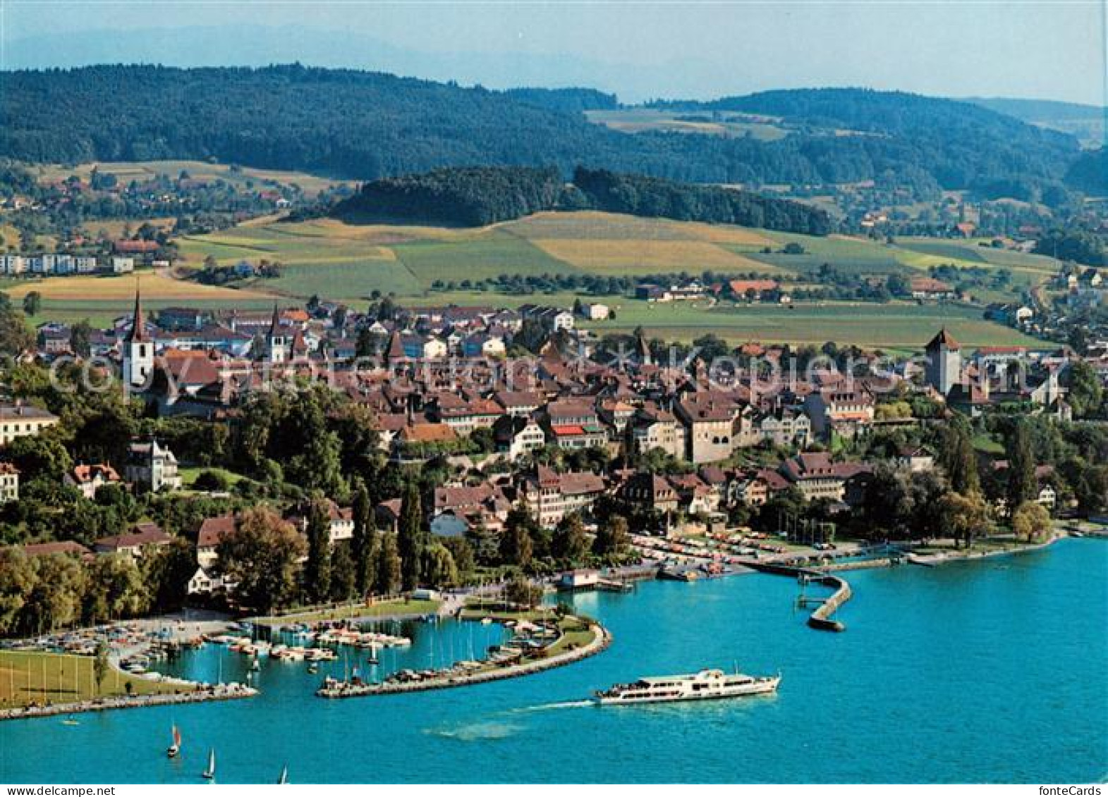 13861848 Murten Morat FR Fliegeraufnahme  - Other & Unclassified