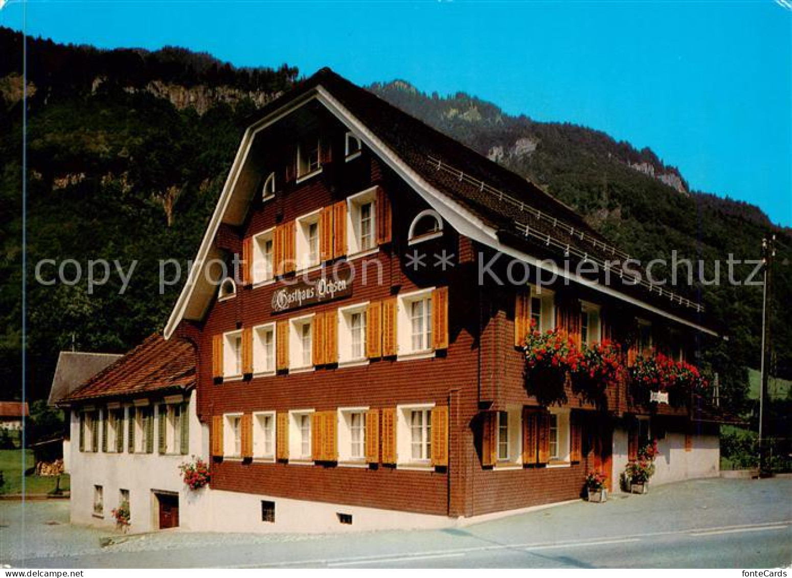 13858660 Wolfenschiessen Gasthaus Ochsen Wolfenschiessen - Andere & Zonder Classificatie