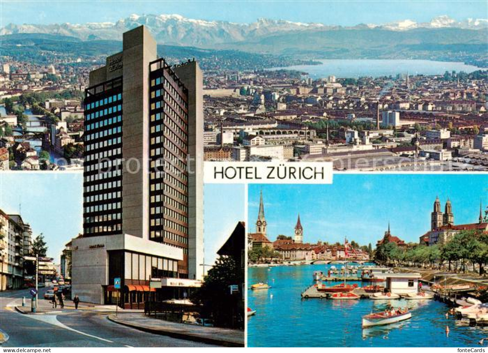 13858512 Zuerich ZH Panorama Hotel Zuerich Bootsliegeplatz Zuerich ZH - Autres & Non Classés