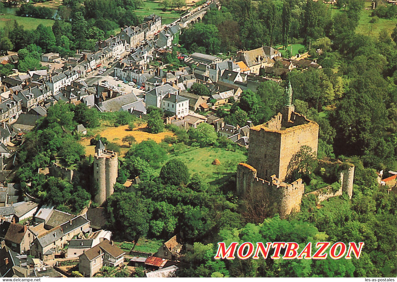 37  MONTBAZON LE DONJON ET LA VILLE - Montbazon