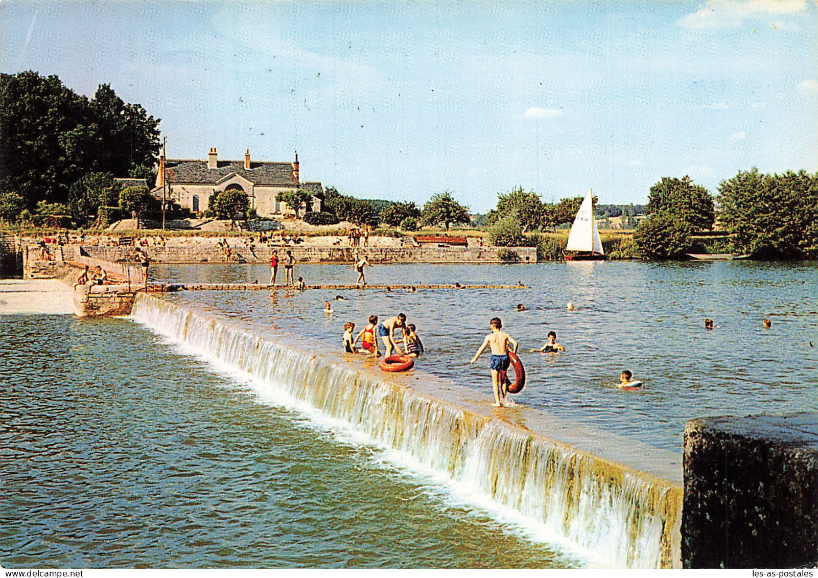 37  BLERE LE BARRAGE ET LA BAIGNADE SUR LE CHER - Bléré