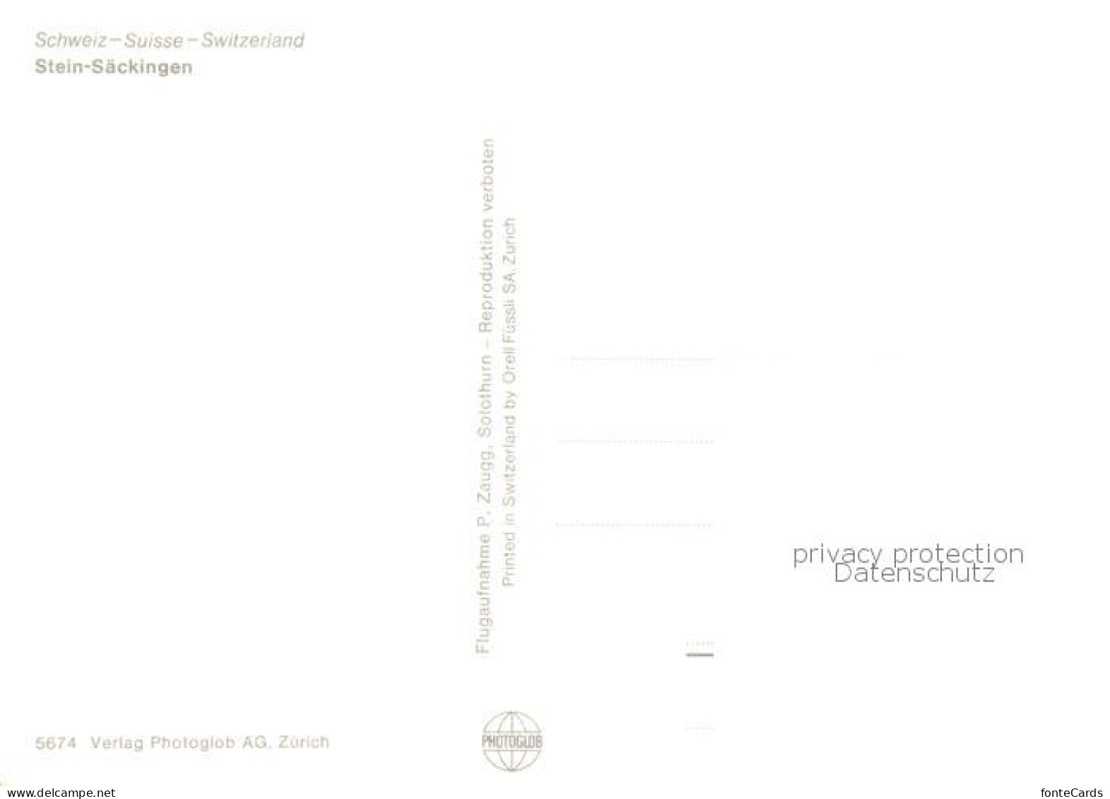 13857091 Stein Saeckingen Stein AR Fliegeraufnahme  - Autres & Non Classés