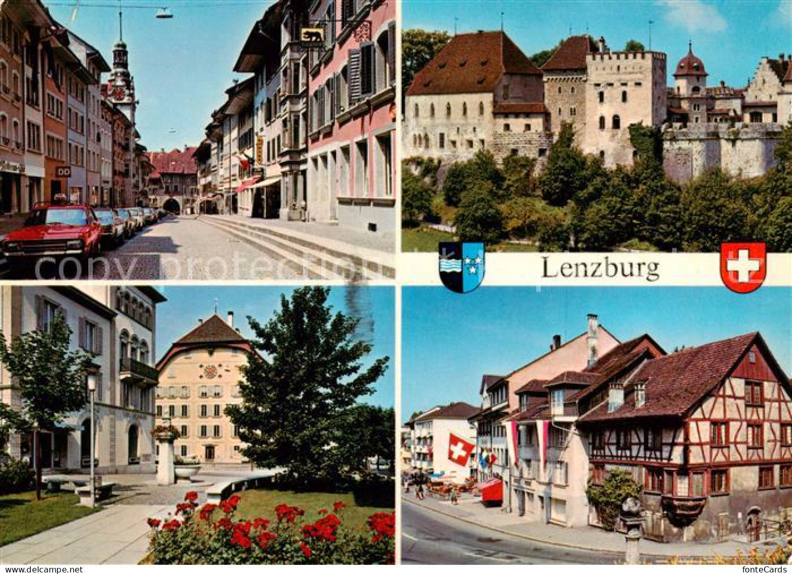 13856582 Lenzburg AG Ortspartien Schloss Lenzburg AG - Autres & Non Classés