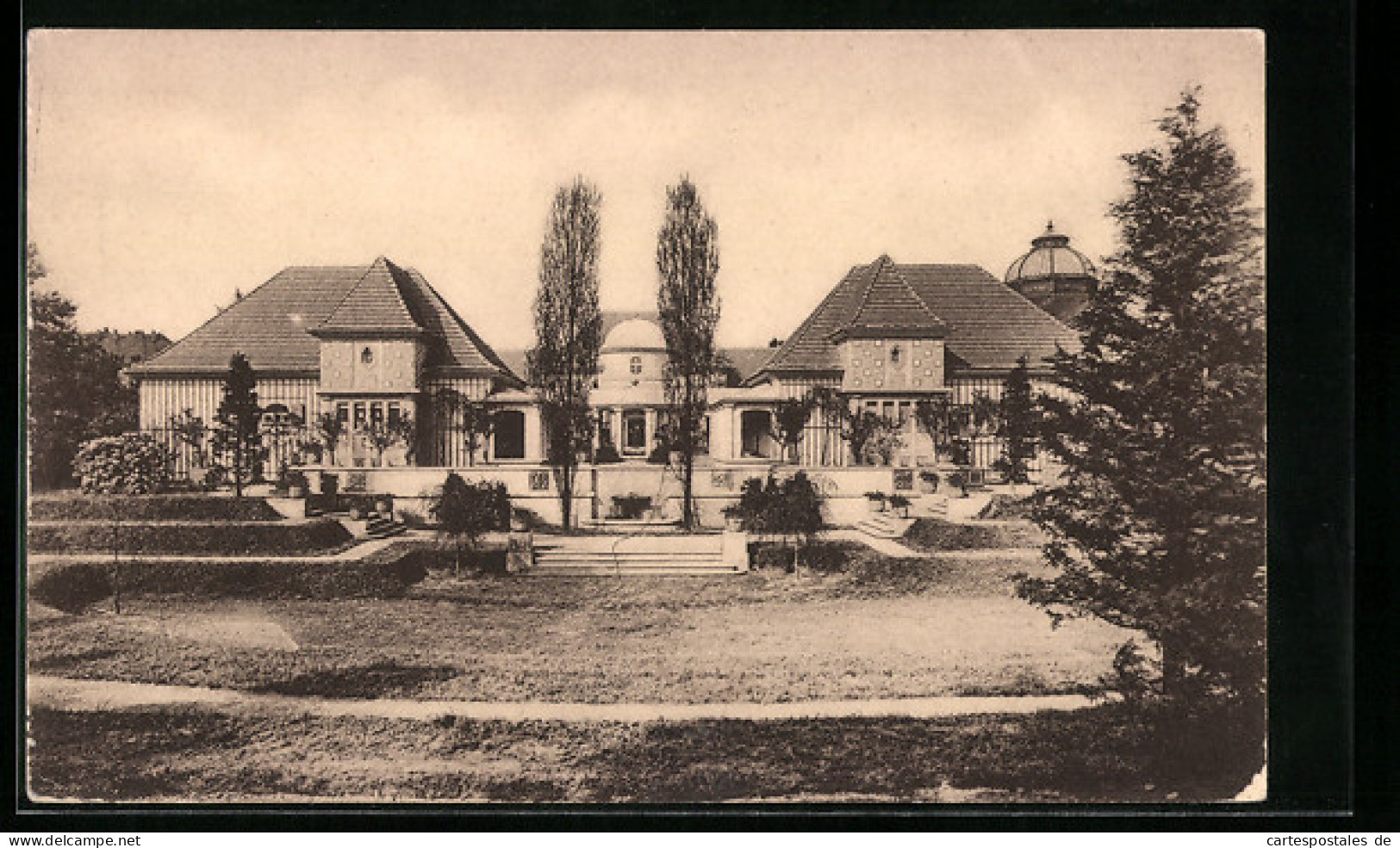 AK Dresden, 3. Deutsche Kunstgewerbe-Ausstellung 1906, Das Sächsische Haus  - Expositions