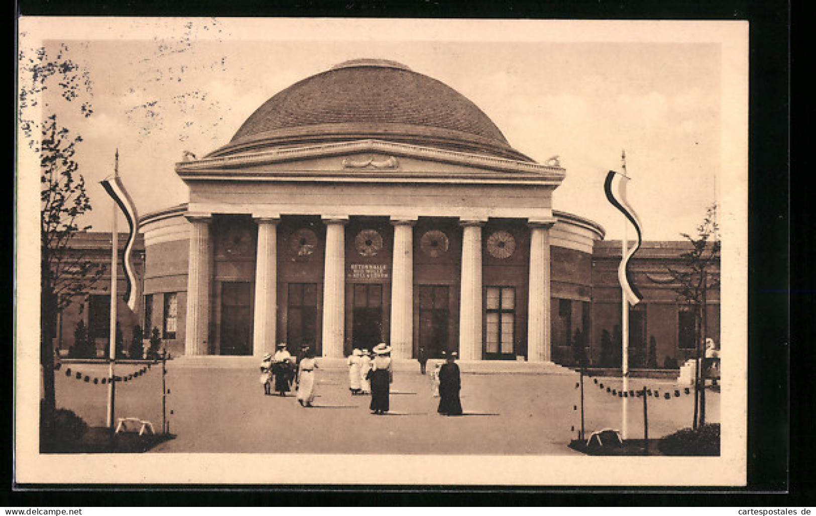 AK Leipzig, Intern. Baufachausstellung Mit Sonderausstellungen 1913, Betonhalle  - Expositions