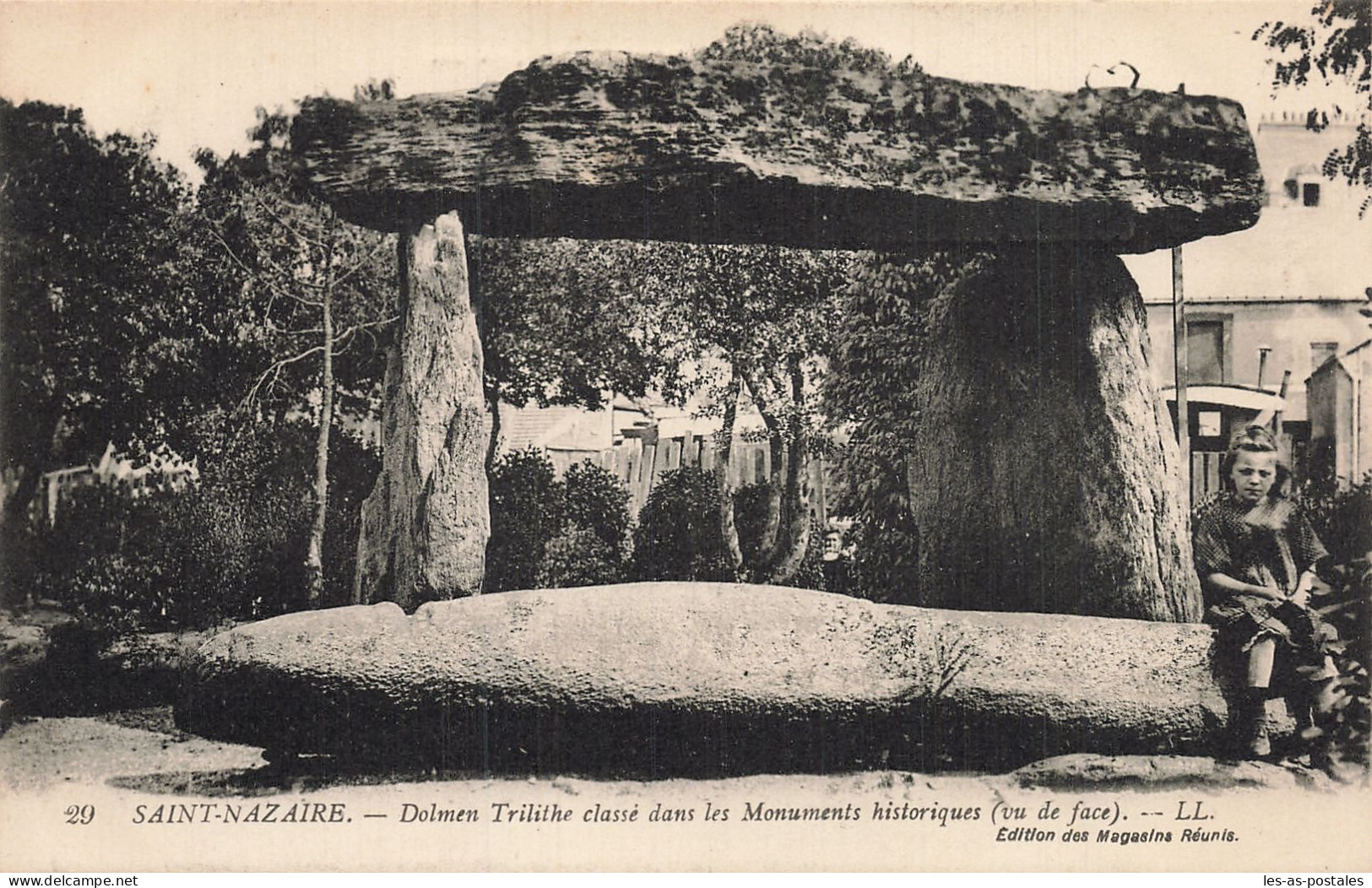 44 SAINT NAZAIRE UN DOLMEN TRILITHE - Saint Nazaire