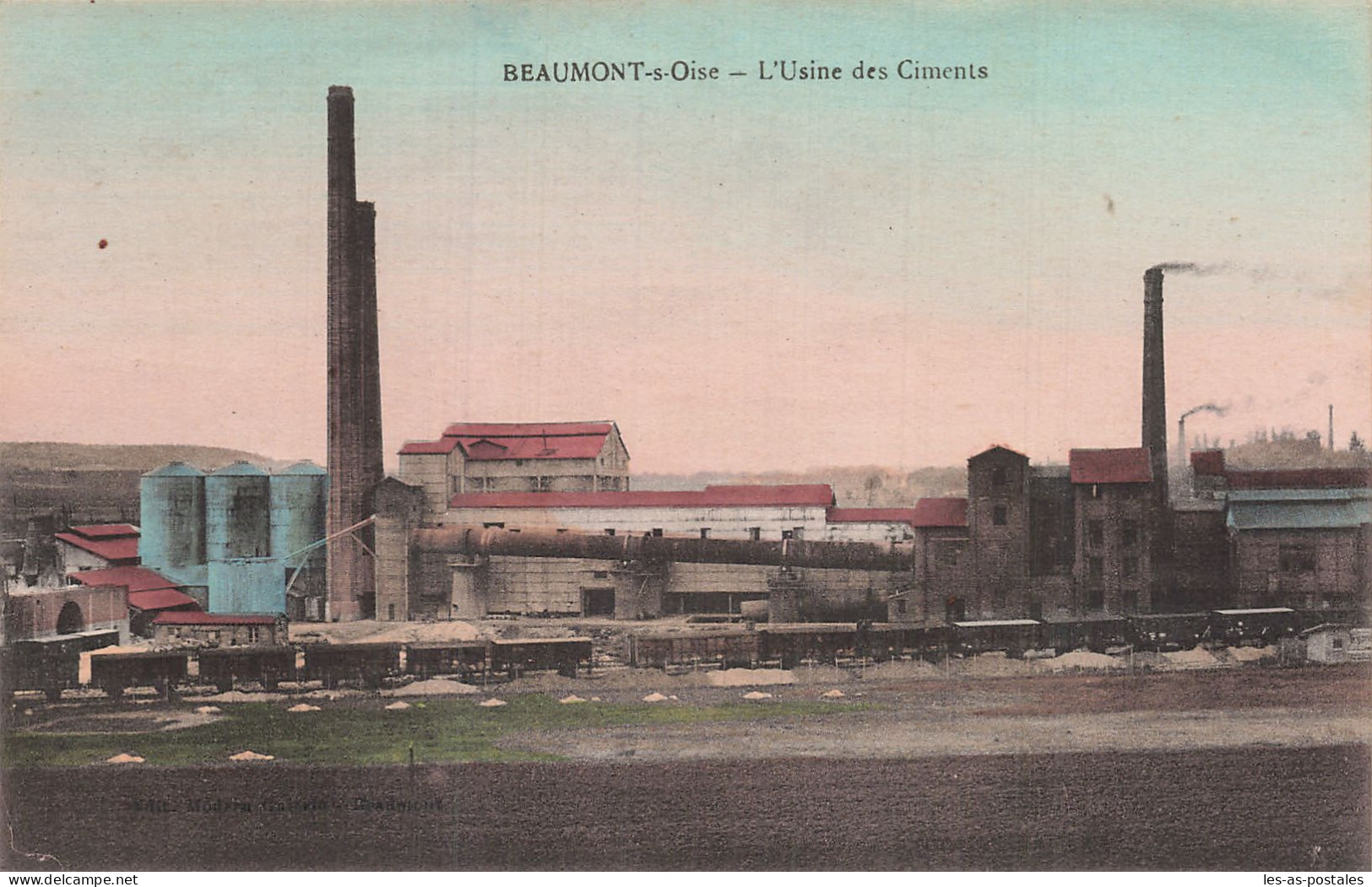 95 BEAUMONT SUR OISE L USINE DES CIMENTS - Beaumont Sur Oise