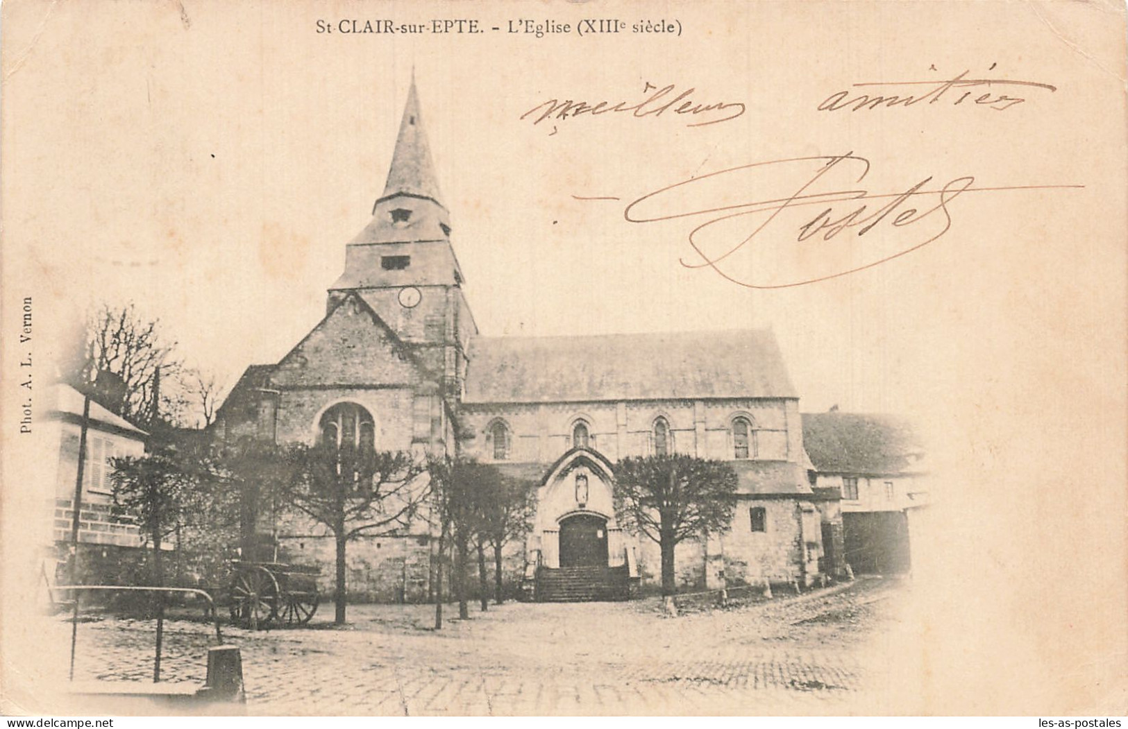 95 SAINT CLAIR SUR EPTE L EGLISE - Saint-Clair-sur-Epte