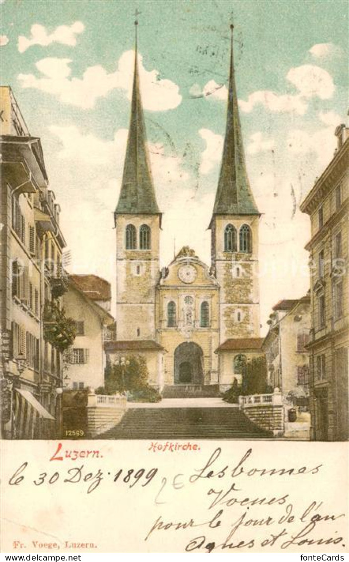 13852144 Luzern  LU Hofkirche   - Autres & Non Classés