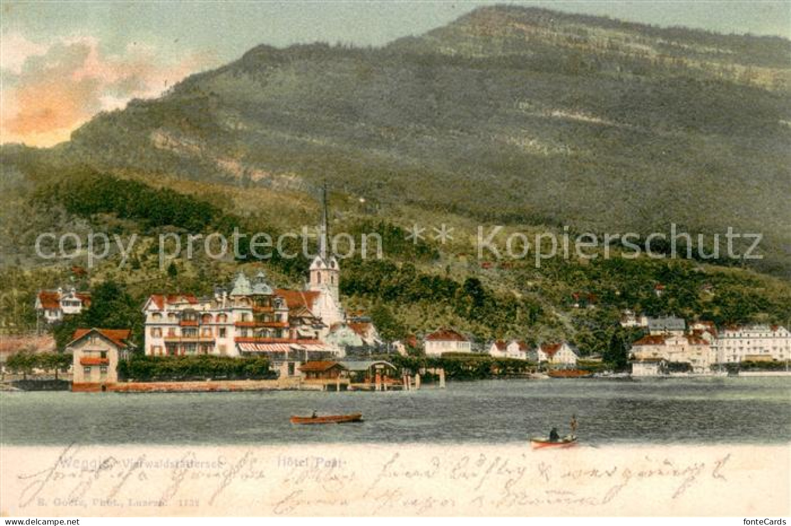 13852133 Weggis Vierwaldstaettersee Hotel Post Weggis Weggis Vierwaldstaettersee - Autres & Non Classés