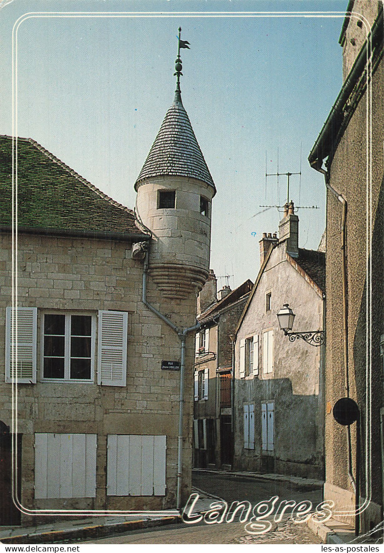 52 LANGRES ECHAUGUETTE RUE DU PETIT CLOITRE - Langres