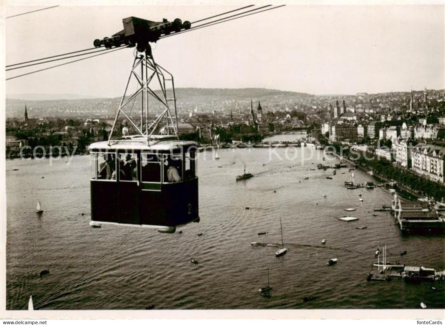 13851974 Zuerich ZH Schweizerische Landesausstellung 1939 Seilbahn Panorama Zuer - Autres & Non Classés