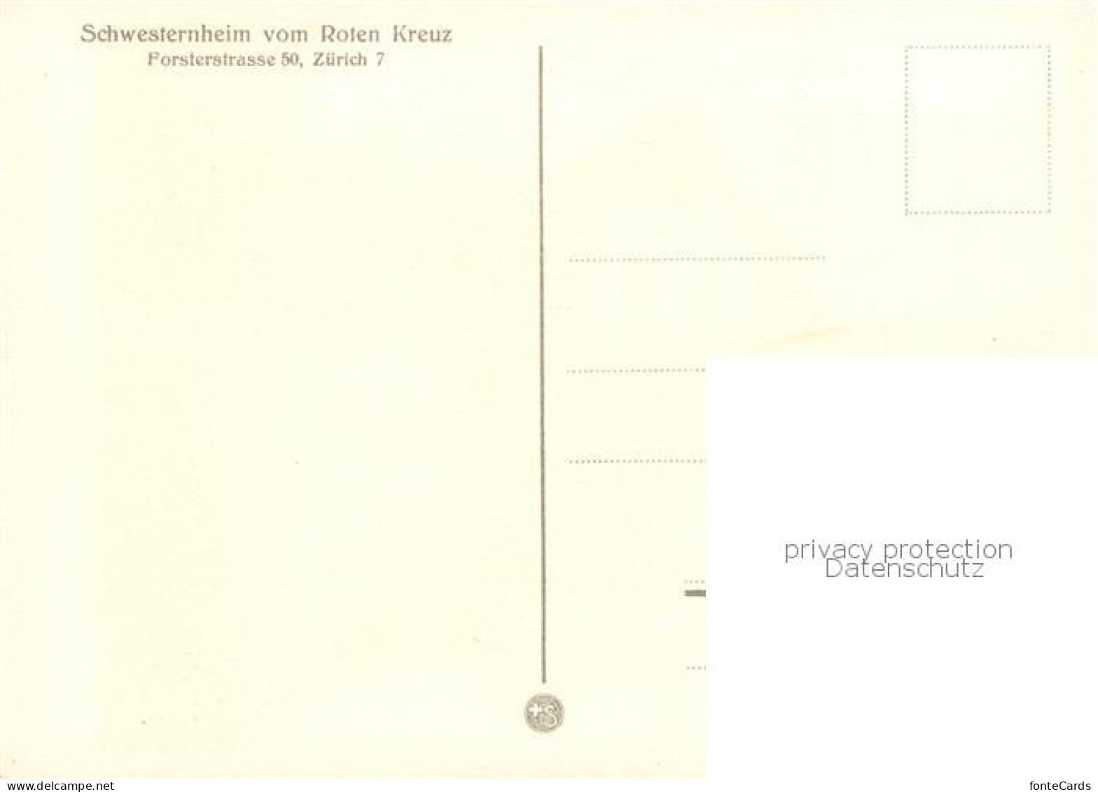 13851641 Zuerich ZH Schwesternheim Vom Roten Kreuz Kuenstlerkarte Zuerich ZH - Autres & Non Classés