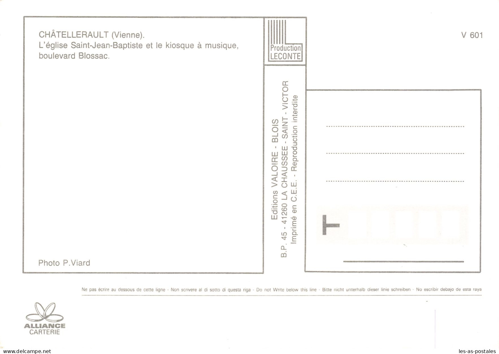 86 CHATELLERAULT L EGLISE SAINT JEAN BAPTISTE - Chatellerault