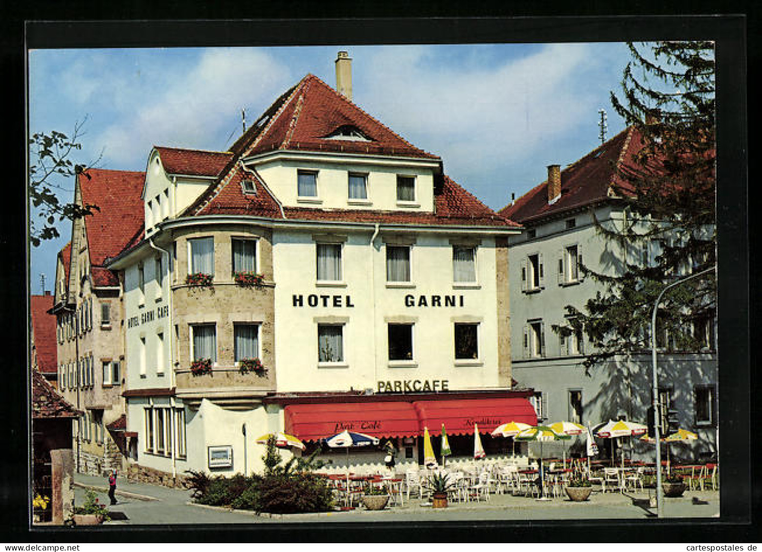 AK Rottweil A. N., Park-Café-Hotel Garni Im Sonnenlicht  - Rottweil