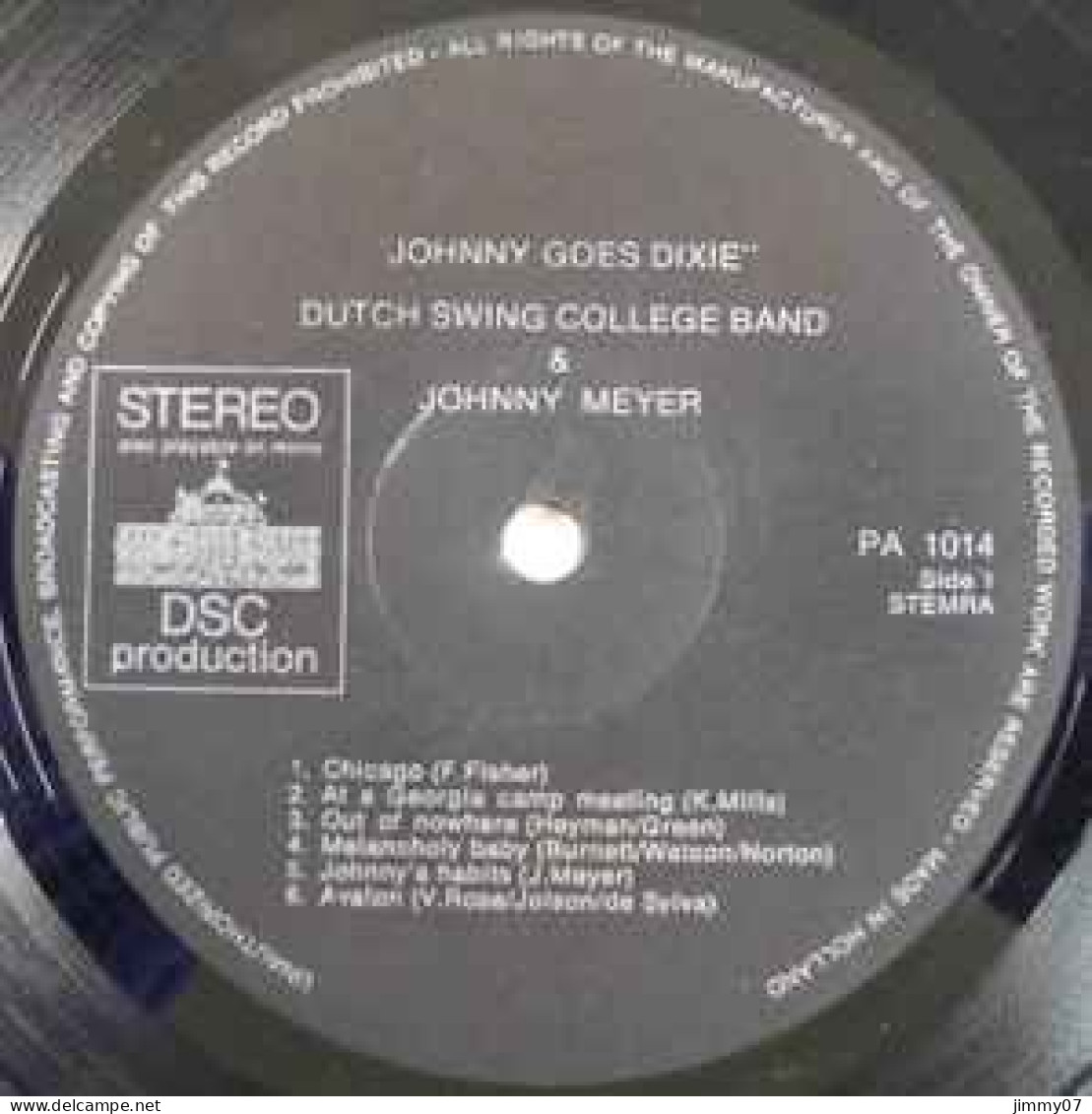 The Dutch Swing College Band & Johnny Meyer - Johnny Goes Dixie (LP, Album) - Jazz