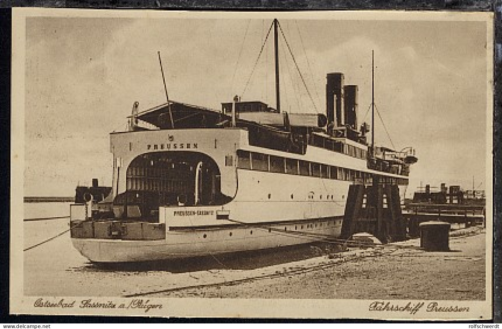 Fährschiff Preussen In Sassnitz - Steamers