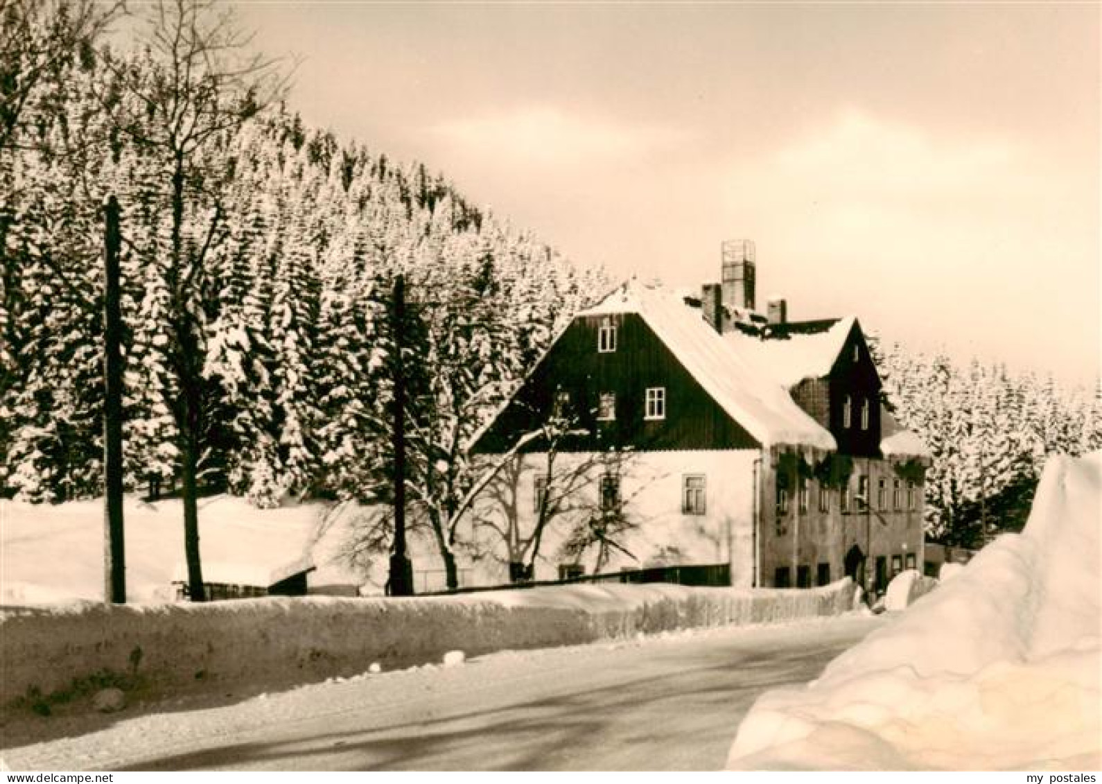 73892540 Oberwildenthal Erzgebirge Ferienheim Textima Im Winter Oberwildenthal E - Eibenstock