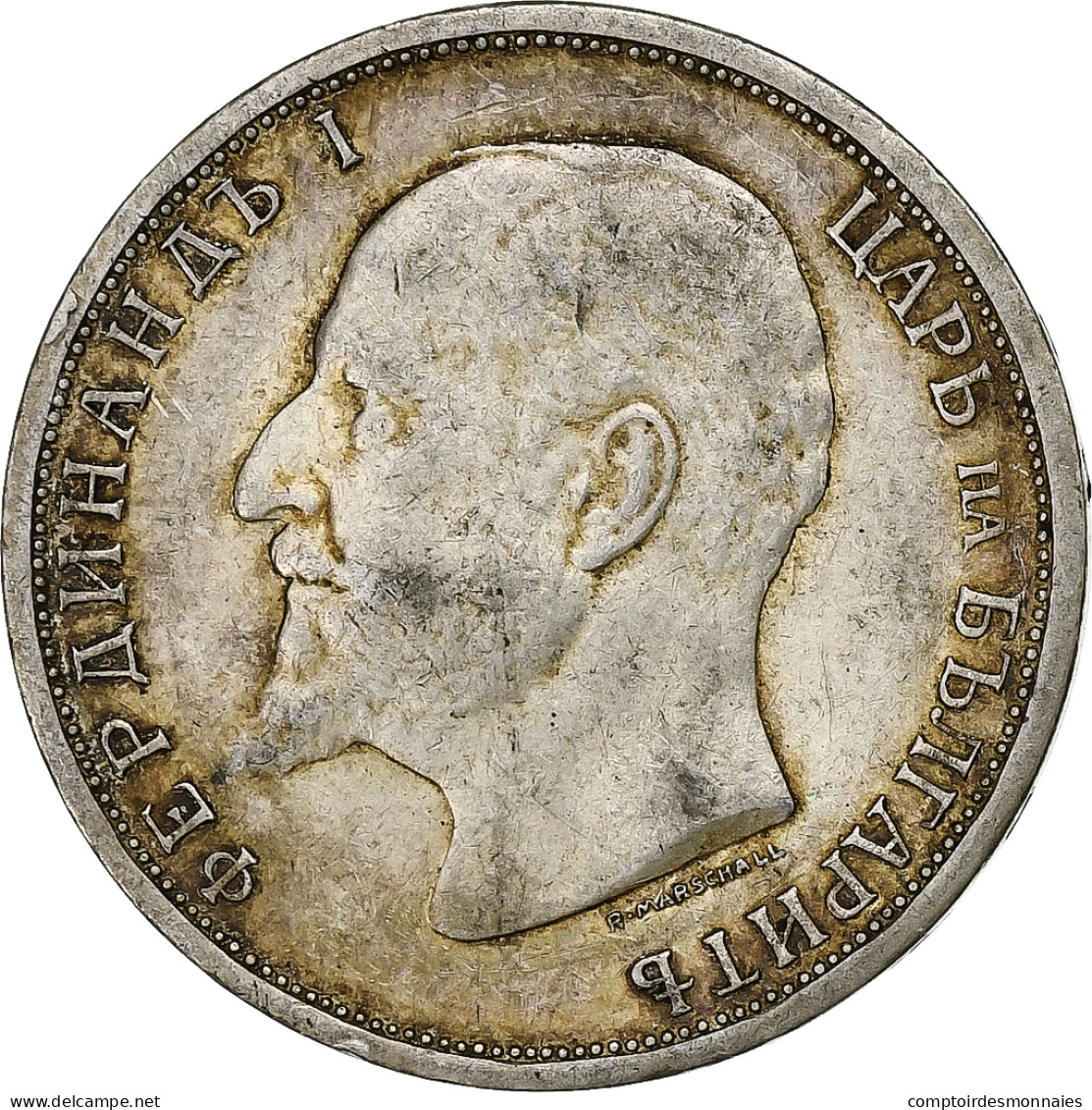 Monnaie, Bulgarie, Ferdinand I, Lev, 1913, SUP, Argent, KM:31 - Bulgarie