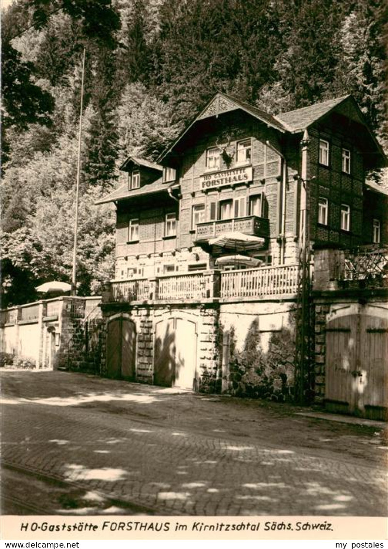 73892475 Kirnitzschtal HO Gaststaette Forsthaus Kirnitzschtal - Kirnitzschtal