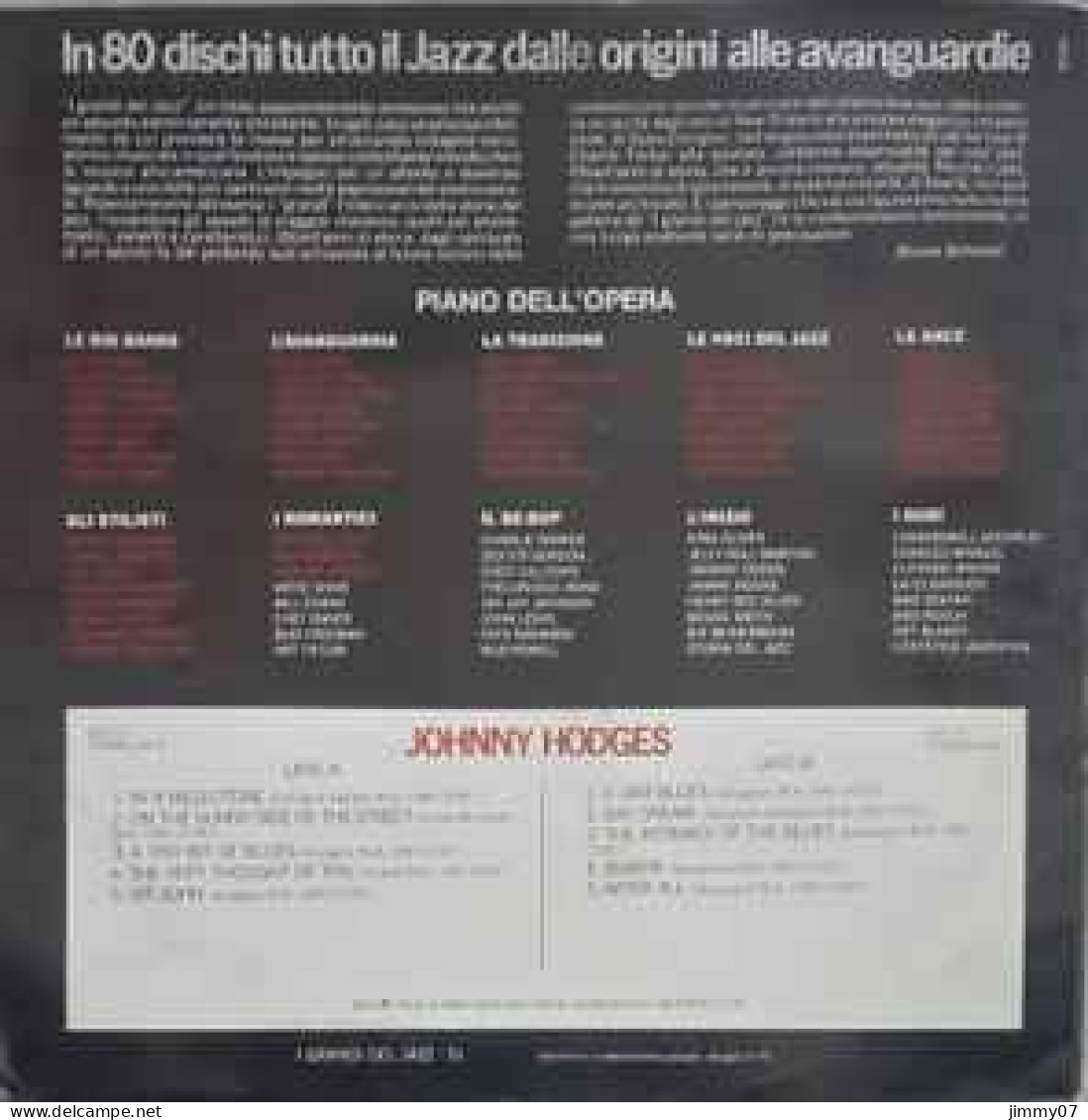 Johnny Hodges - Johnny Hodges (LP, Comp) - Jazz