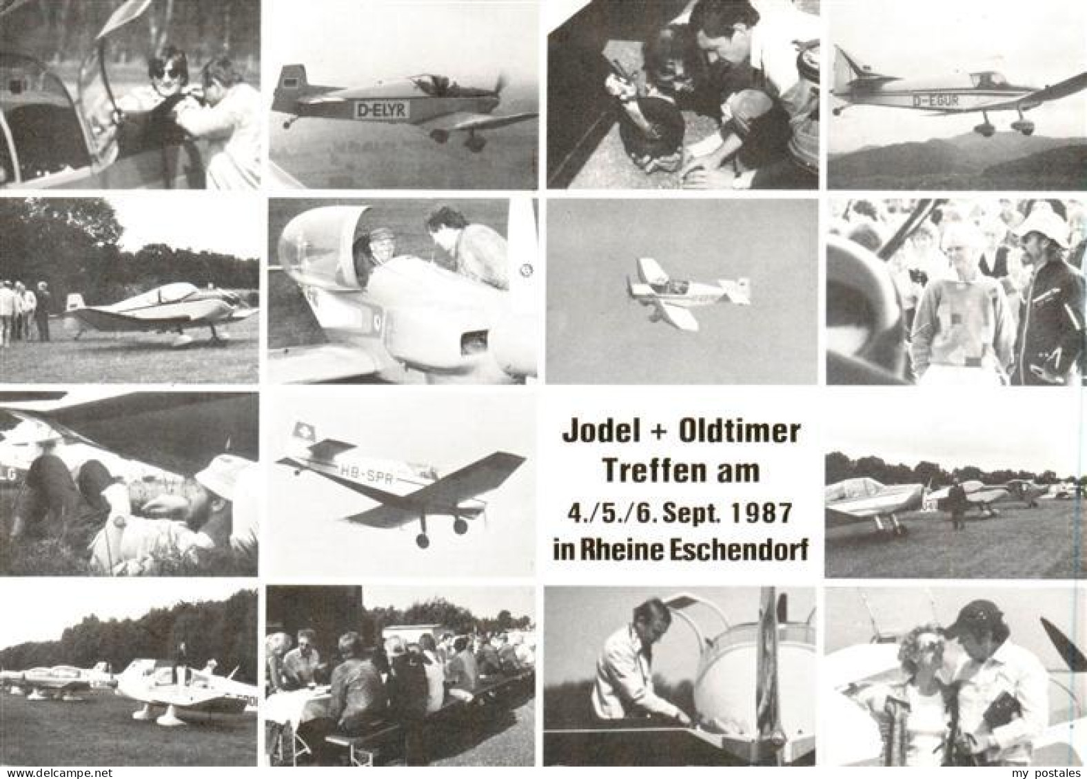 73892309 Eschendorf Rheine Westfalen Jodel Und Oldtimer Treffen Im Sept 1987 Tei - Rheine