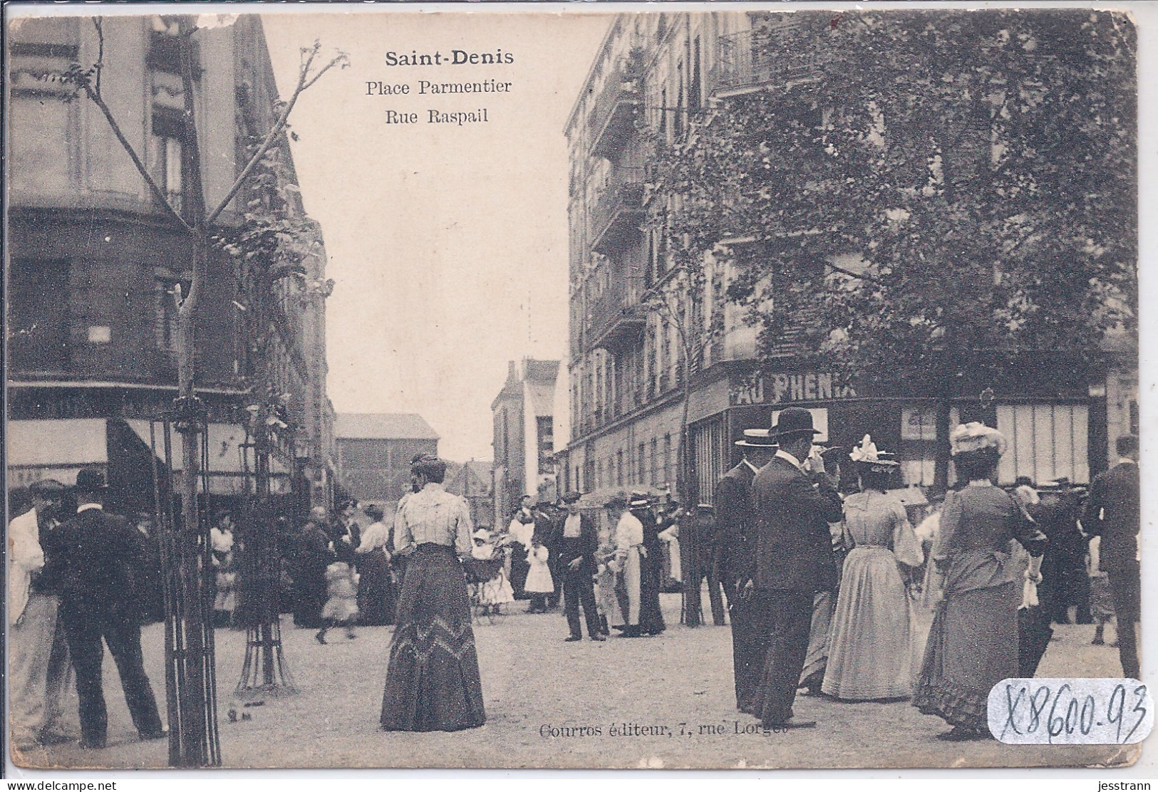 SAINT-DENIS- PLACE PARMENTIER- RUE RASPAIL - Saint Denis