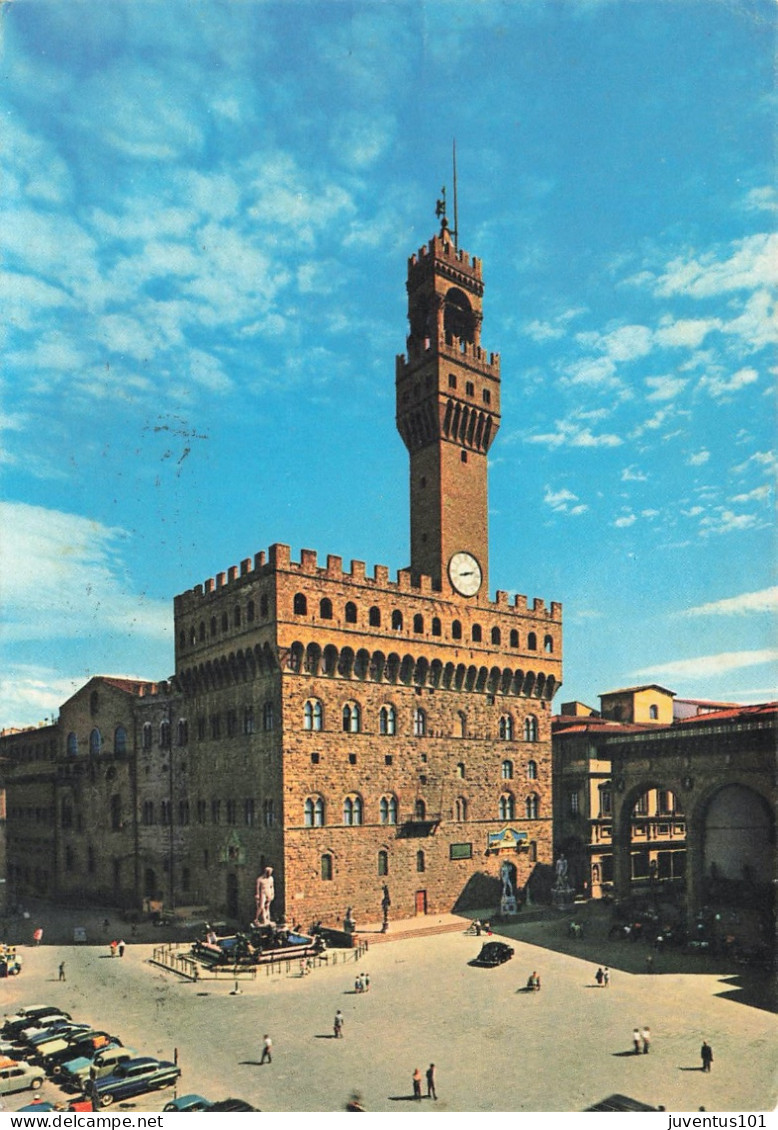 CPSM Firenze-Palazzo Vecchio-Timbre     L2867 - Firenze (Florence)