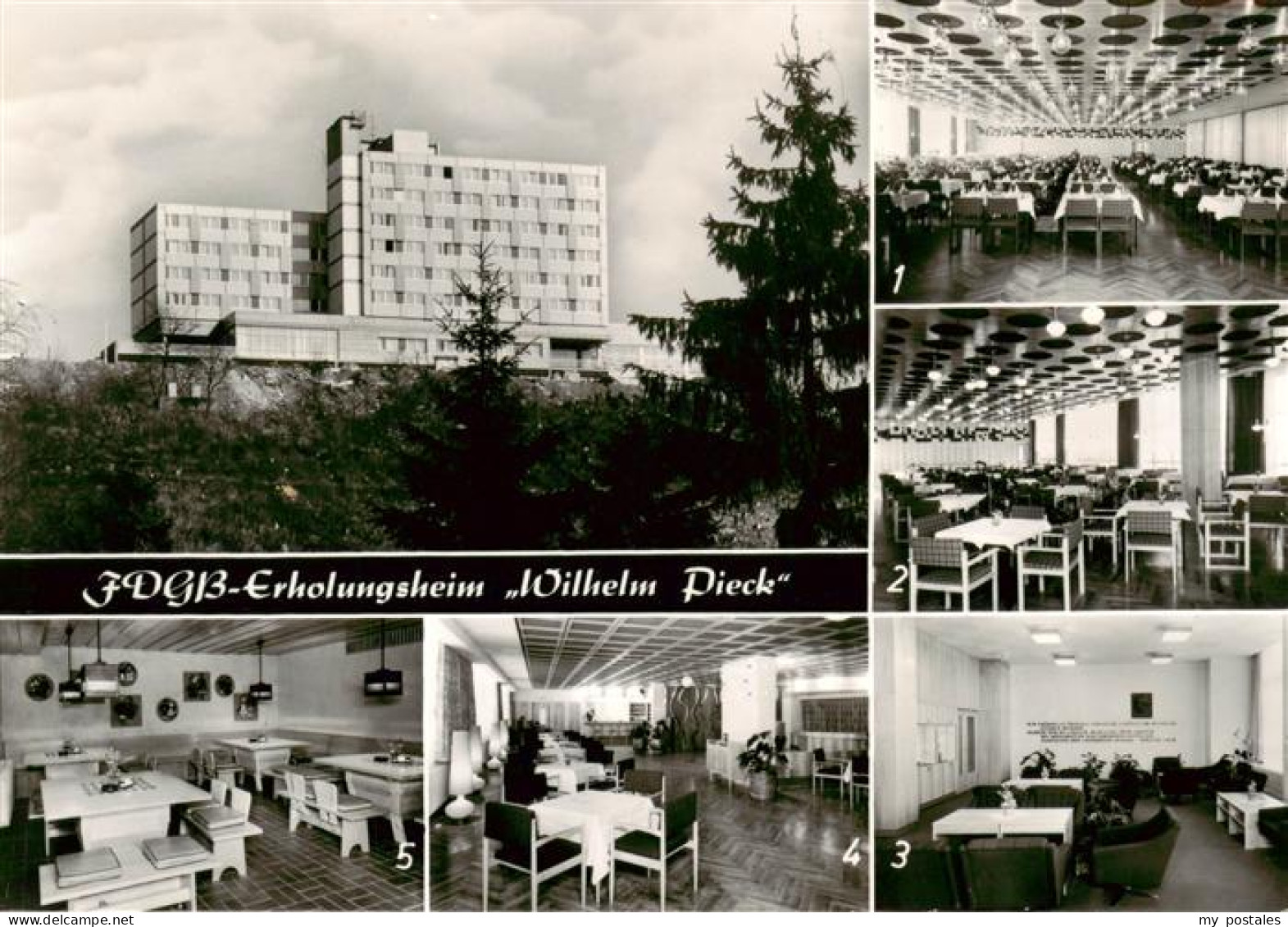 73892182 Finsterbergen Bad FDGB Erholungsheim Wilhelm Pieck Speisesaal Restauran - Autres & Non Classés