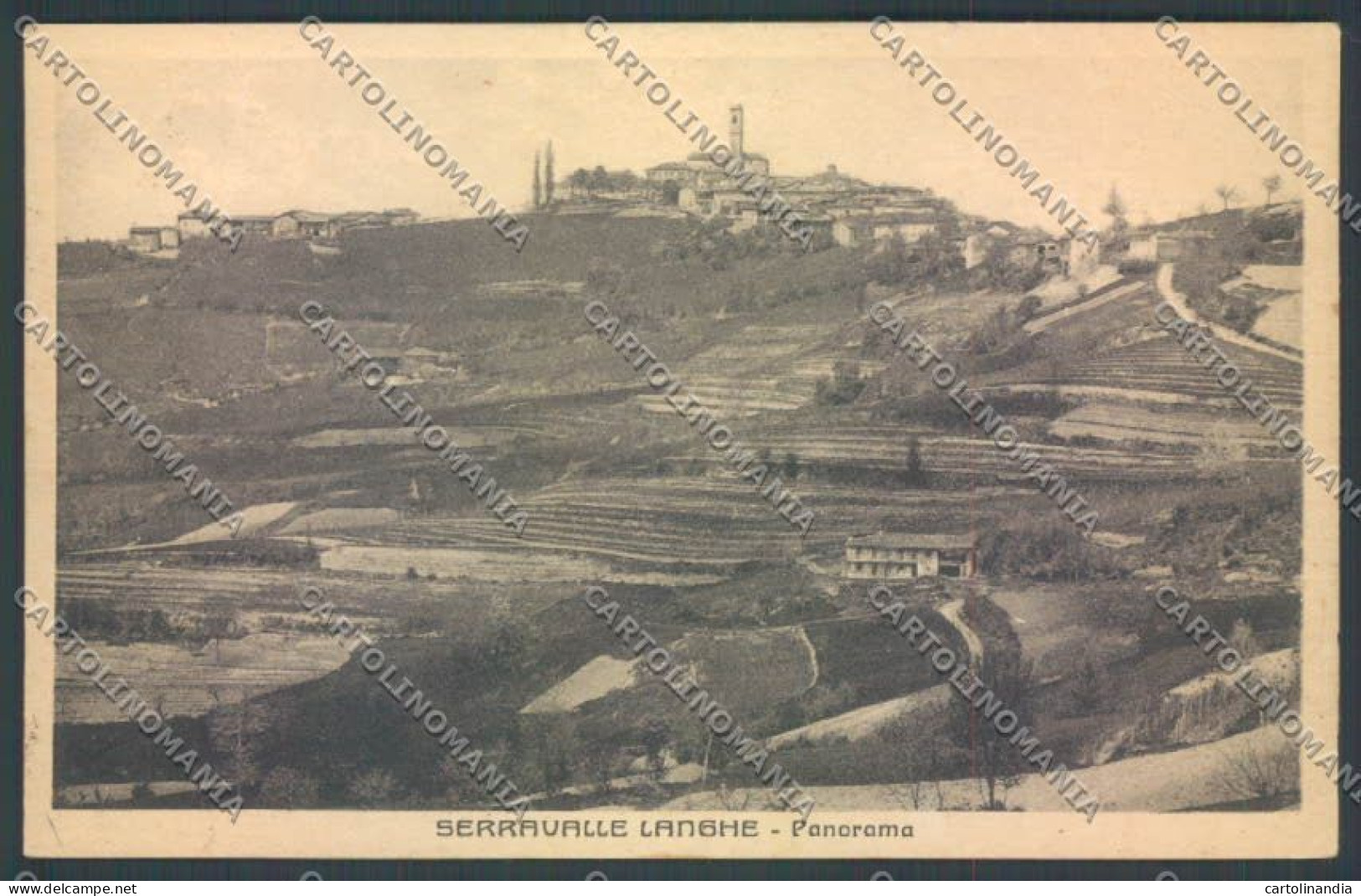 Cuneo Serravalle Langhe STRAPPINI Cartolina ZB2394 - Cuneo