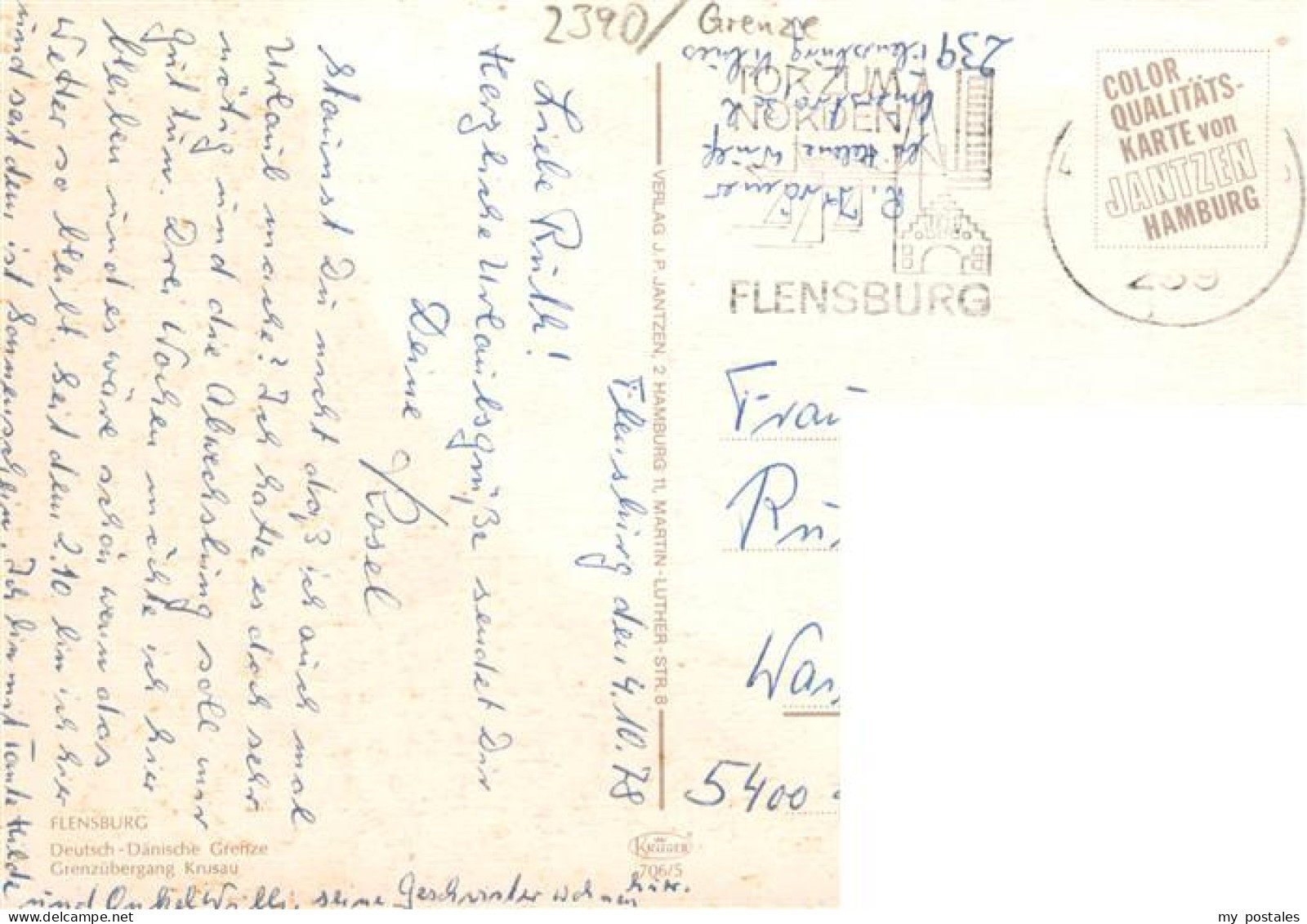 73891879 Flensburg  Schleswig-Holstein Deutsch Daenischer Grenzuebergang  - Flensburg