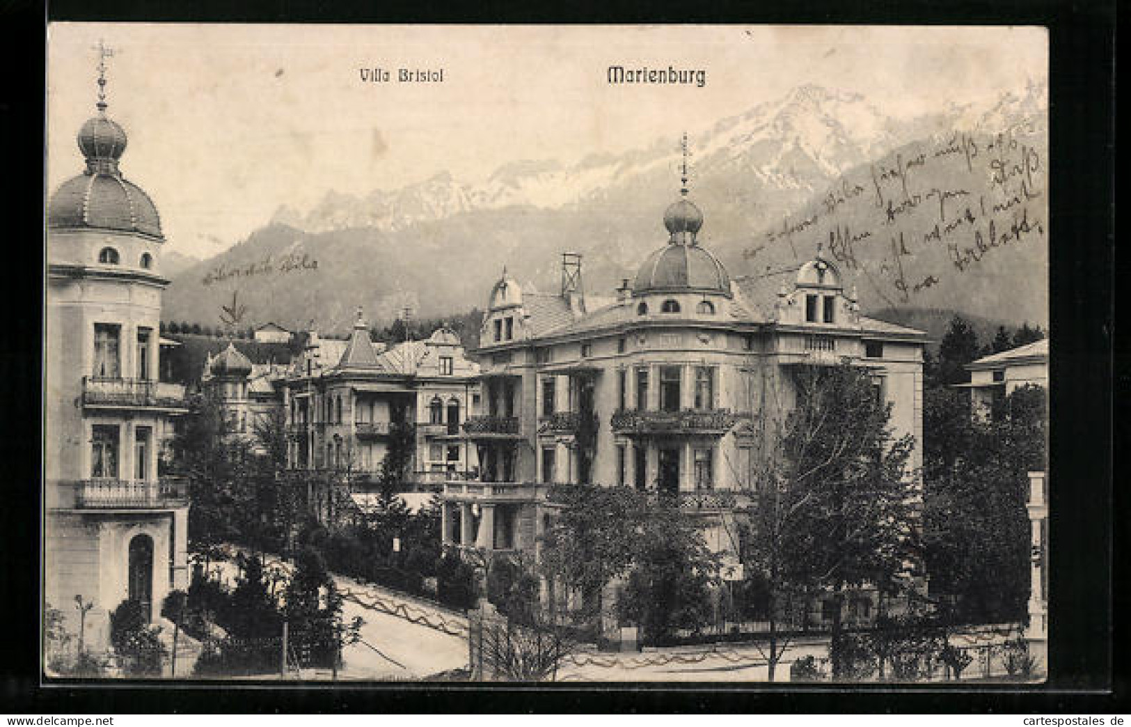 AK Bad Reichenhall, Hotel Marienburg-Bristol  - Bad Reichenhall