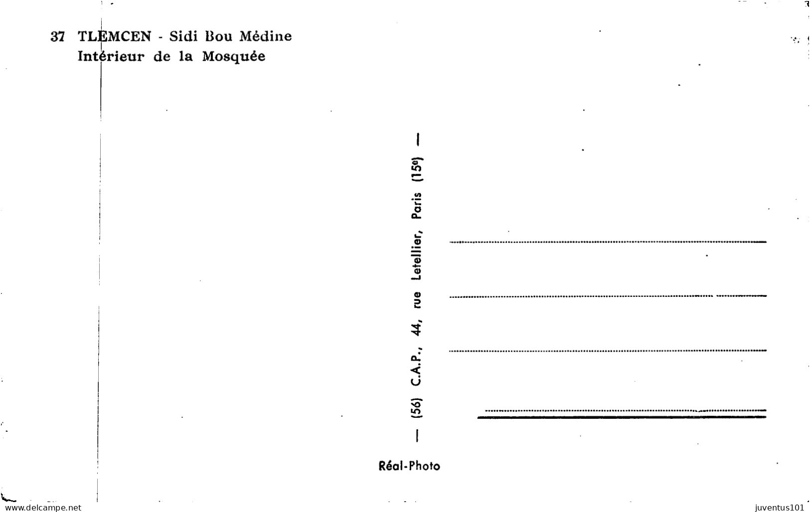 CPSM Tlemcen-Sidi Bou Médine-Intérieur De La Mosquée     L2872 - Tlemcen