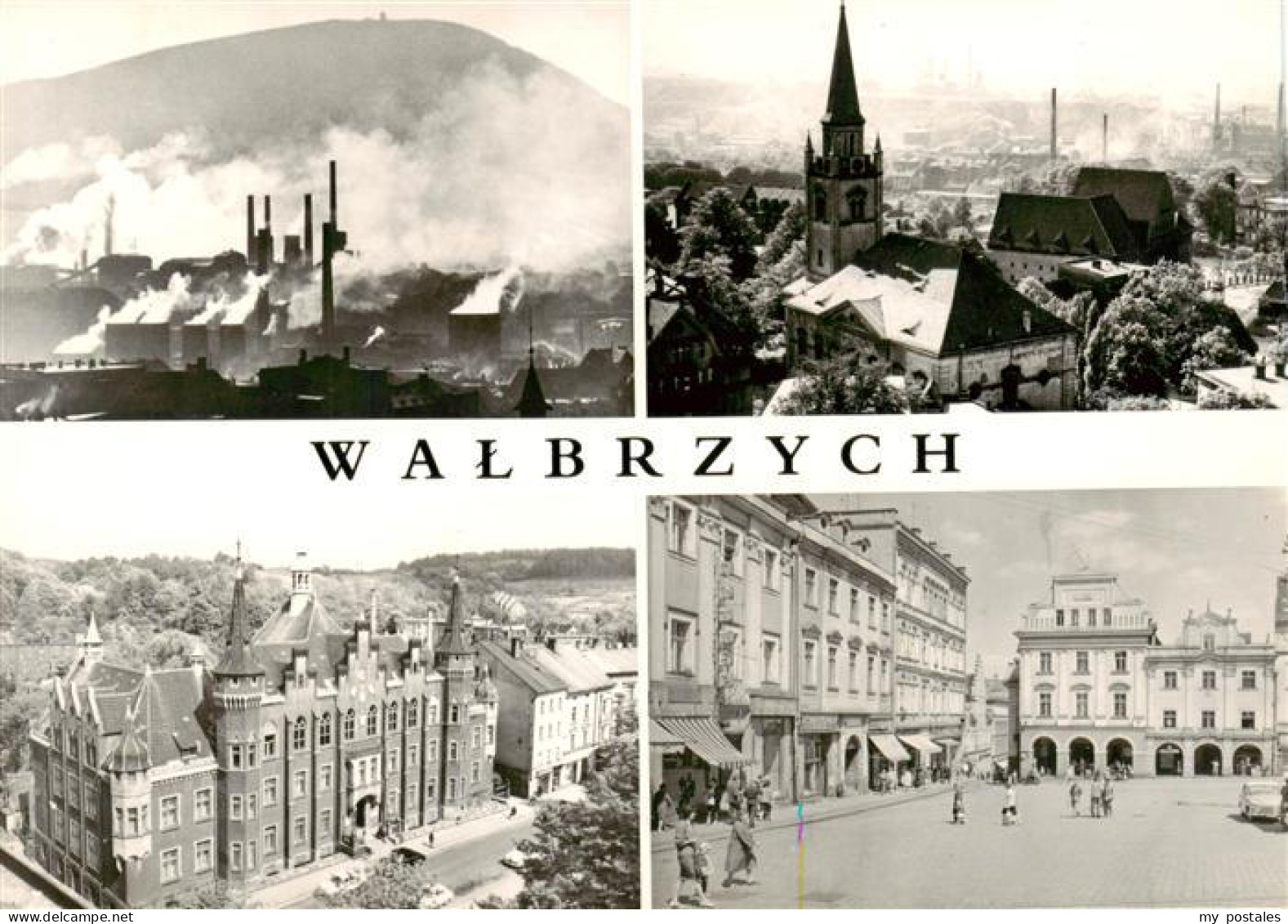 73891726 Walbrzych Waldenburg Schlesien PL Widok Ogolny Siedziba Miejskiej Rady  - Polonia