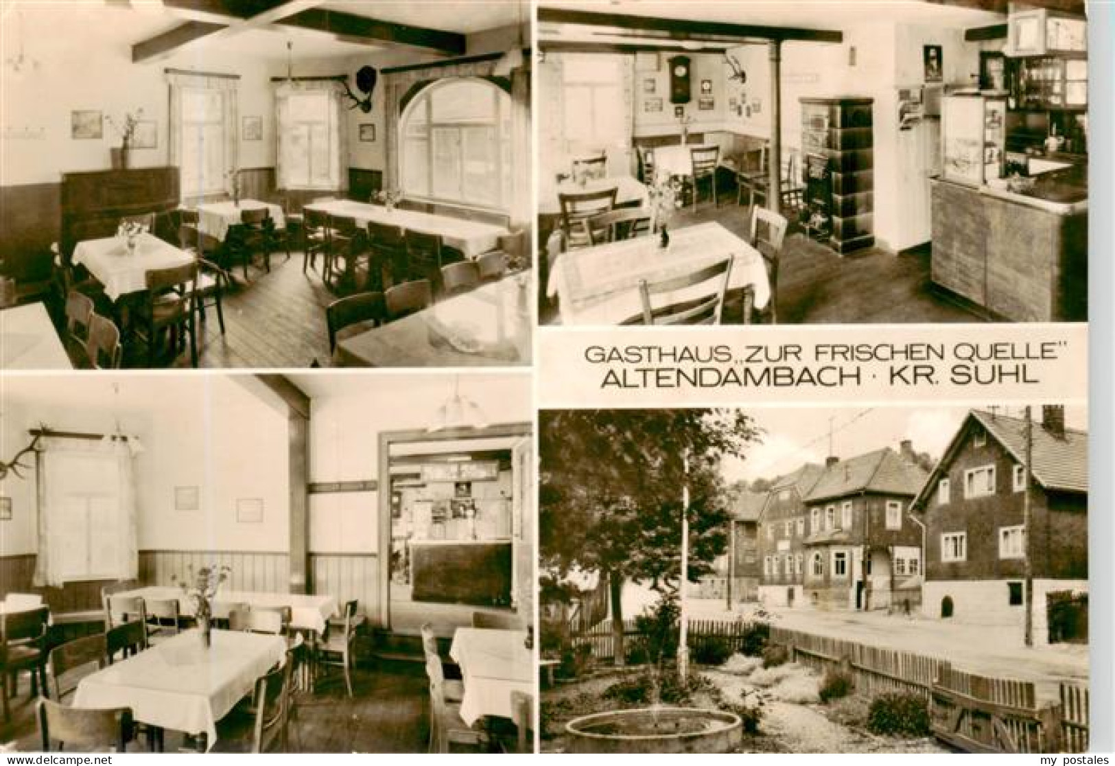 73891691 Altendambach Sankt Kilian Gasthaus Zur Frischen Quelle Gastraeume  - Autres & Non Classés