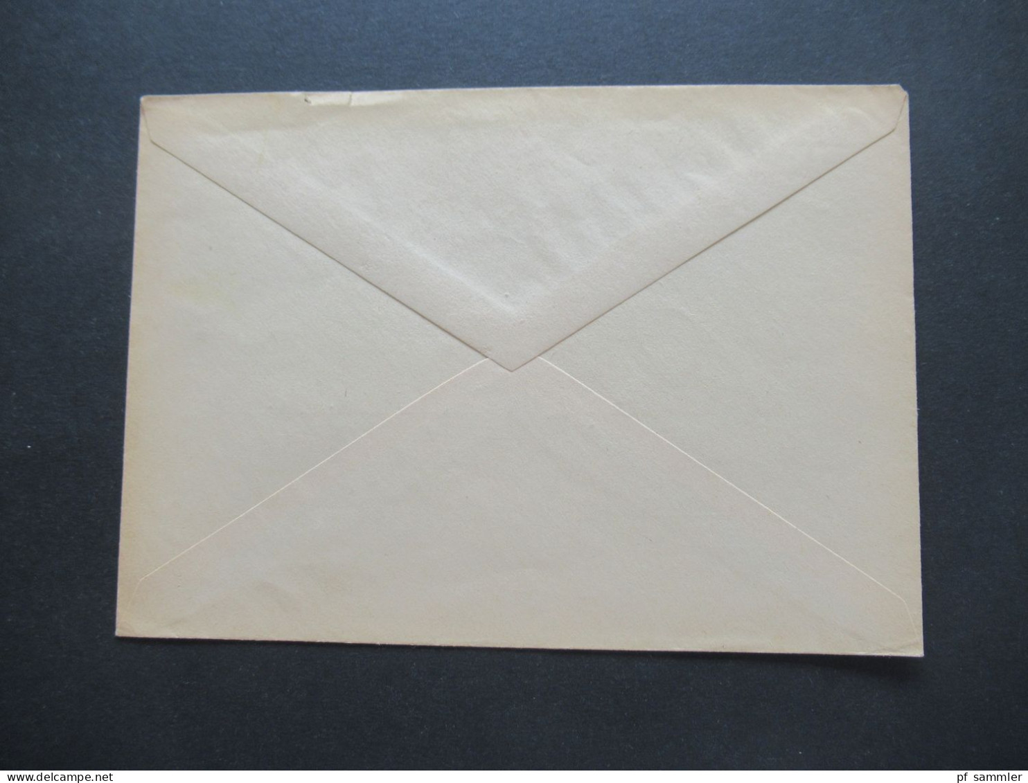 1947 Französische Zone Geschäftspapiere Ellipsenstempel Baden Baden 2 Gebühr Bezahlt Umschlag Max Riess Ingenieurbüro - Emissioni Generali
