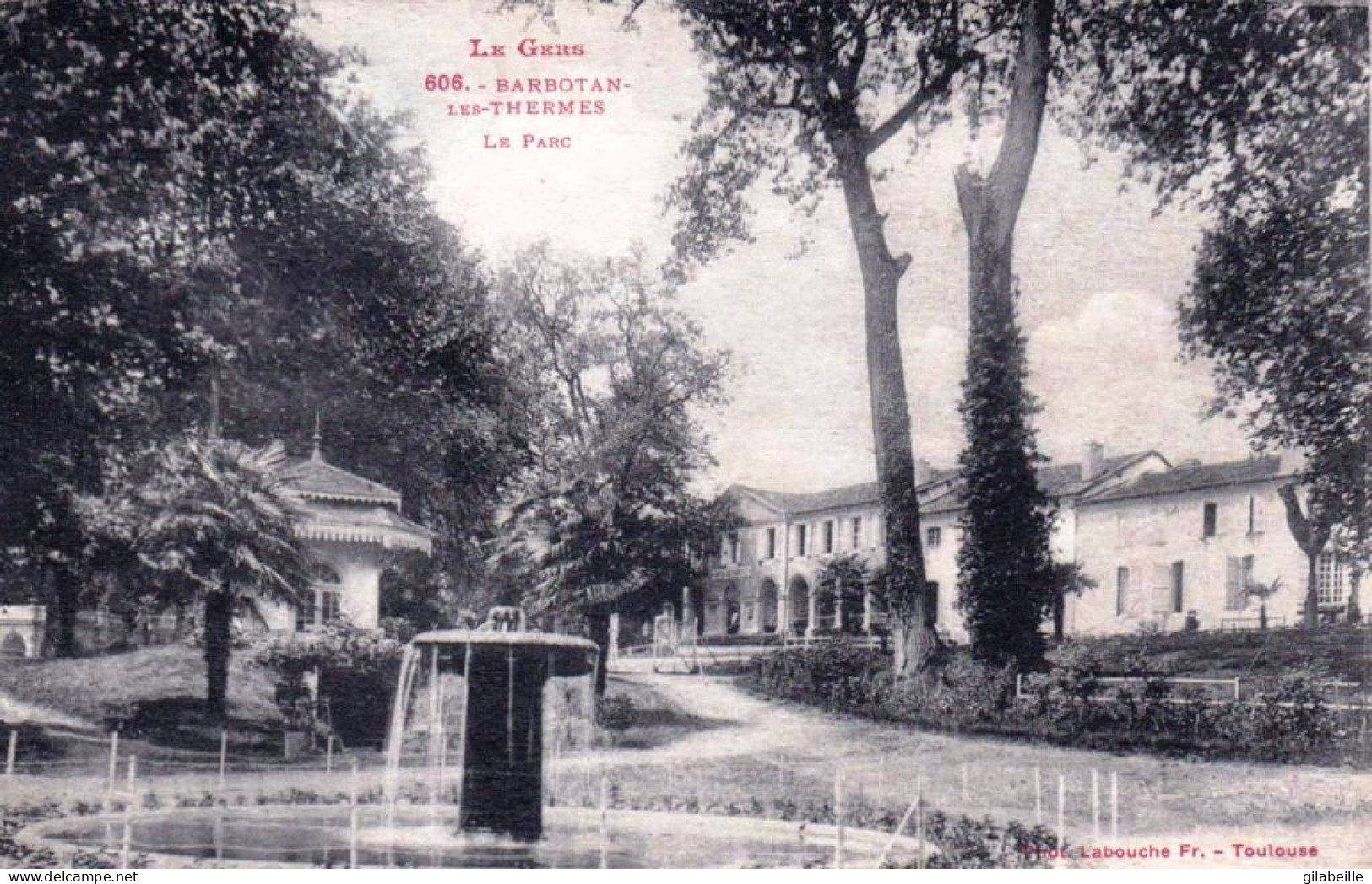 32  Gers -  BARBOTAN Les THERMES -  Le Parc - Barbotan