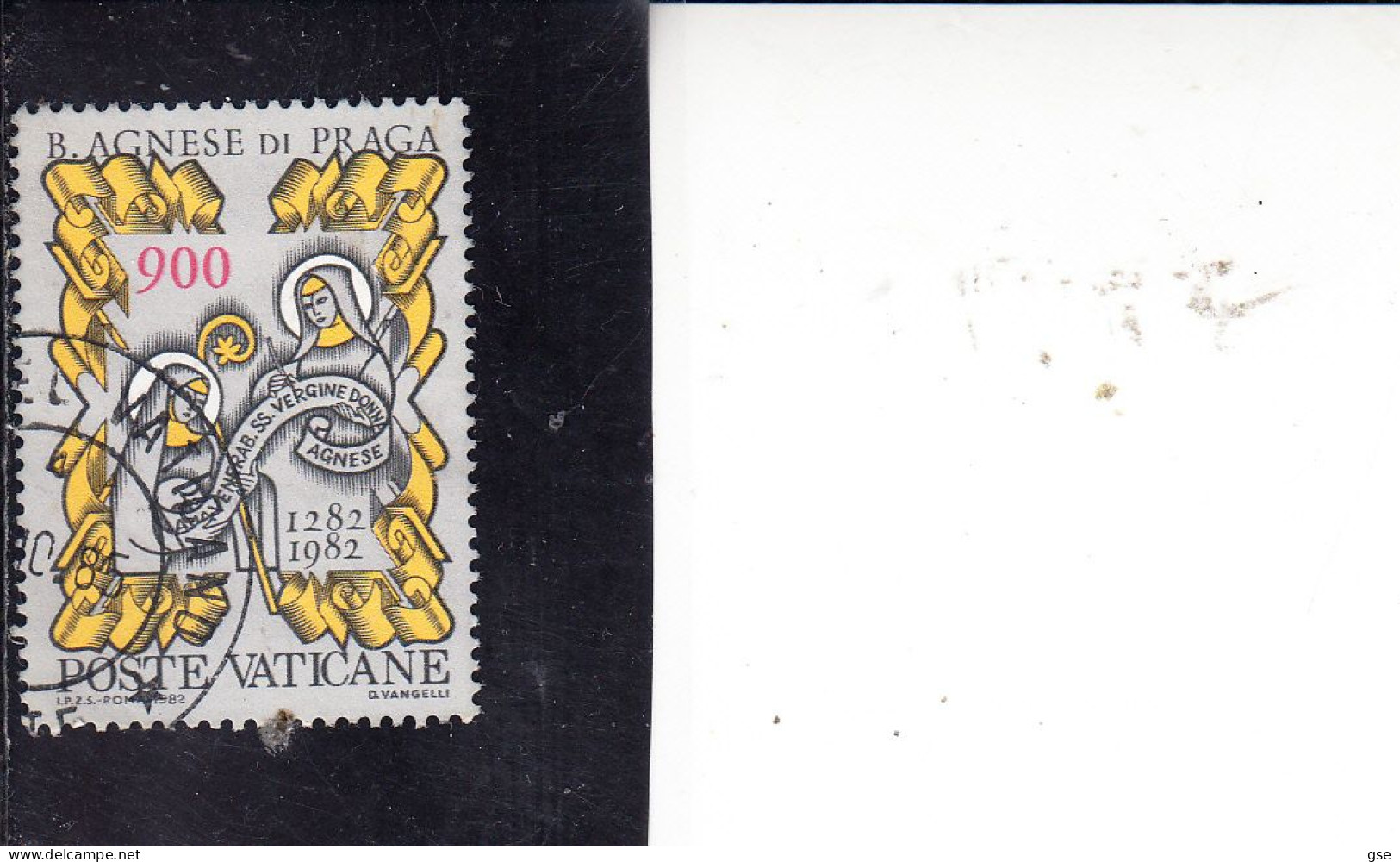 VATICANO  1982- Sassone   709° - Beata Agnese - Used Stamps