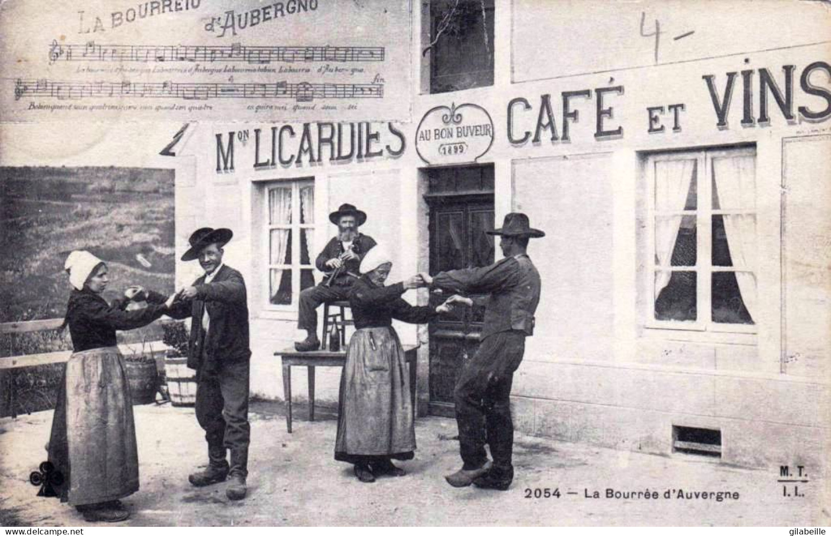 AUVERGNE Pittoresque - La Bourrée - "la Bourreio Aubergno" - Auvergne