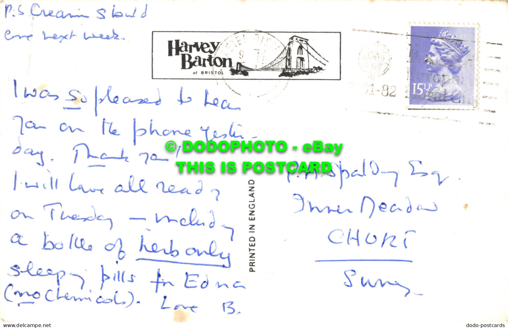 R497270 Residents. Harvey Barton. Postcard - Mondo